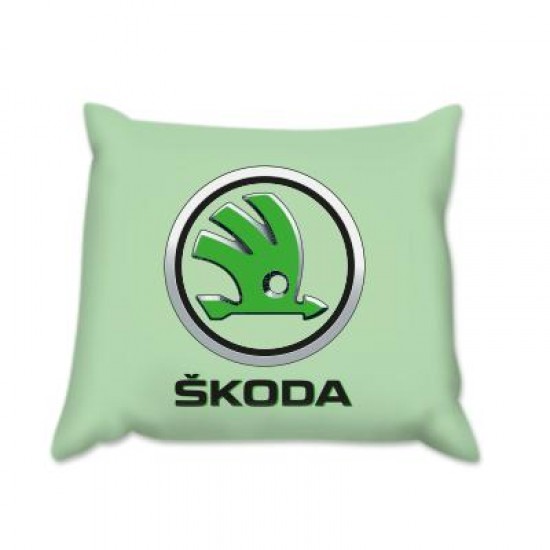 Skoda pillow of the car brand