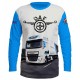 DAF 0137D men's blouse for the lorry enthusiasts