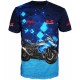 Kawasaki 4017 T-shirt for the motorcycle enthusiasts