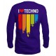 I Love Techno men's blouse for the music fans